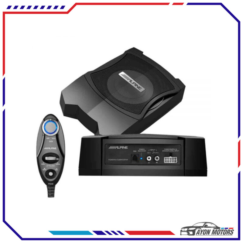 ALPINE underseat subwoofer PWET0800C Ayon Motors