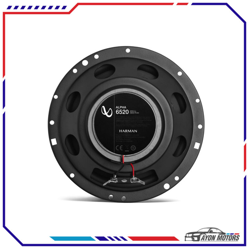 INFINITY ALPHA 6520 - 6-1/2" (160mm) Two Way Coaxial Car Speaker - Ayon ...