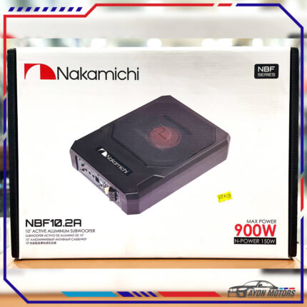 Nakamichi NBF10.2A 10inch 900W Car Underseat Speaker Active Subwoofer 01 Ayon Motors