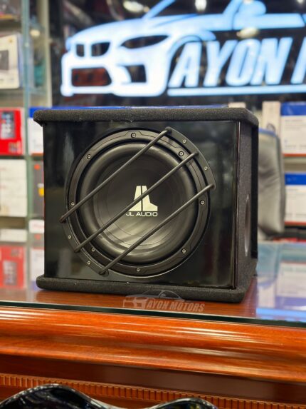 jl audio high excursion car subwoofer enclosure front view