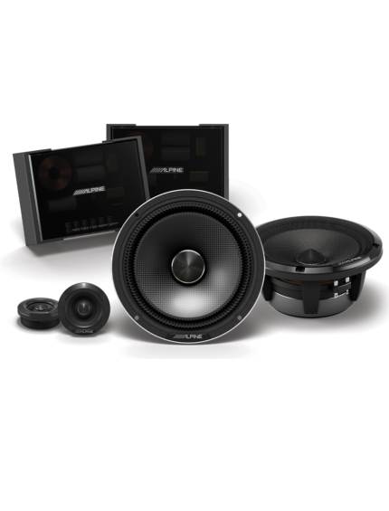 Alpine Status HDZ 65CS High Resolution Audio Certified 6.5 16.5 cm 2 Way Component Speaker System
