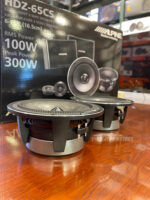 Alpine Status HDZ 65CS High Resolution Audio Certified 6.5 16.5 cm 2 Way Component Speaker System 6