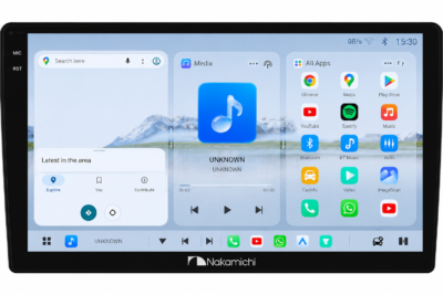 Nakamichi NAM5360 Pro 2GB64GB Android IPS Touchscreen Media Receiver with Apple CarPlay Android Auto DSP Audio Processing AHD Camera Support 4