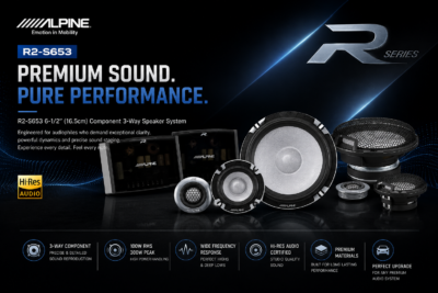 alpine r series r2 s653 3way component speaker
