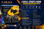 carall k85 electromagnetic sports car horn