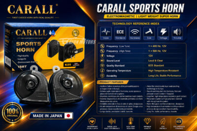 carall k85 electromagnetic sports car horn