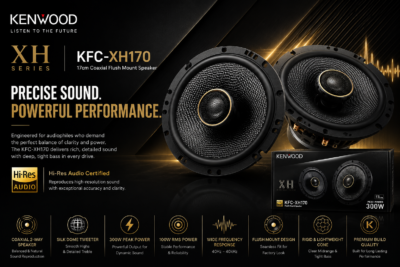 kenwood xh series kfc xh170 coaxial speaker 2