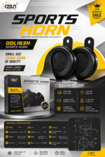 osun odl163h sports car horn set