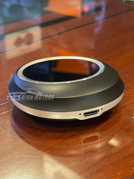 bentekk 4 64gb smart carplay ai box round display side view.jpg