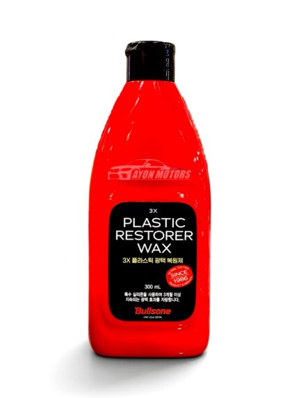 bullsone 3x plastic restorer wax 300ml bottle