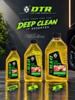 dtr car shampoo product sizes 500ml 1l 2l display
