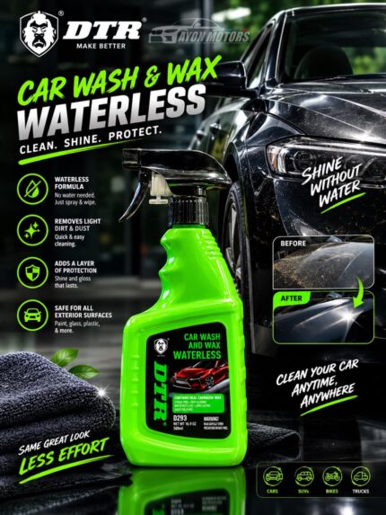 dtr car wash and wax waterless 500ml d293 poster ayon motors