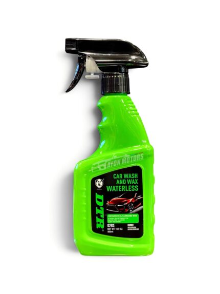 dtr car wash and wax waterless 500ml d293 spray bottle