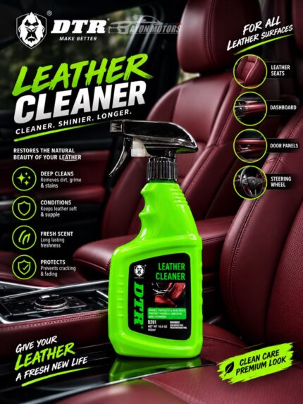 dtr leather cleaner 500ml d201 poster ayon motors