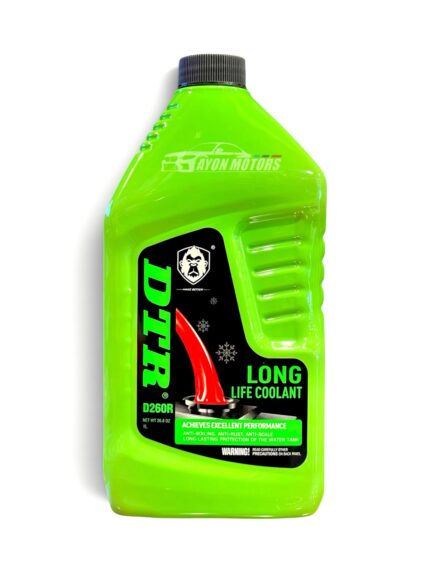 dtr long life coolant red 1l d260r bottle