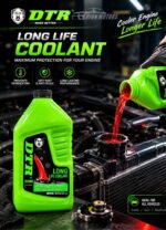 dtr long life coolant red 1l d260r poster ayon motors