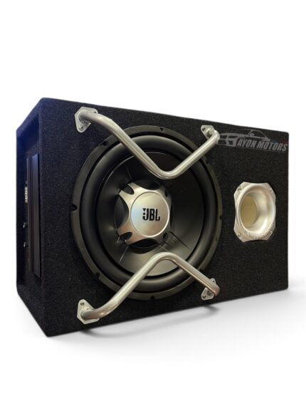 jbl 12 inch active car subwoofer enclosure front view.jpg
