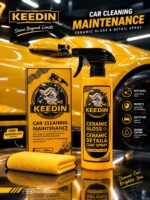 keedin ceramic gloss detail and coat spray 500ml box and bottle display