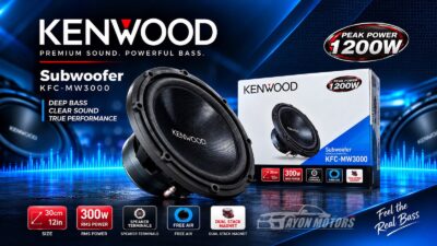 kenwood kfc mw3000 1200w 12 inch subwoofer poster ayon motors