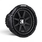 kicker comp c12 12 inch subwoofer front perspective view