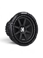 kicker comp c12 12 inch subwoofer front perspective view