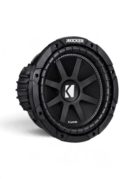 kicker comp c12 12 inch subwoofer front perspective view