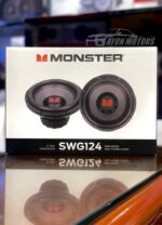 monster swg124 2000w dvc subwoofer packaging box front