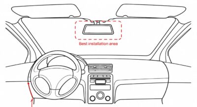 nakamichi nd451t dashcam best installation area diagram
