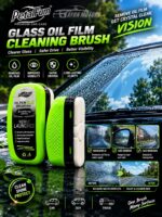 petalfum glass oil film cleaning brush poster ayon motors