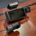 smart 4g 2k 3 channel dashcam with external rear camera