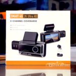 smart 4g 2k ultra hd 3 channel dashcam packaging box front