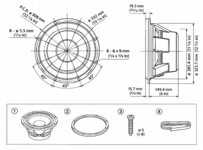 sony mobile es xs w124es dimensions schematic diagram