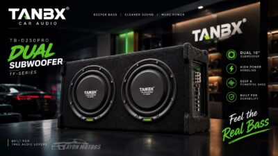 tanbx tb d250pro tf series dual 10 inch active subwoofer poster ayon motors